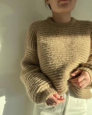 Sharpei Sweater by Créadia Studio, knitting kit in No 12 + silk mohair Knitting kits Creadia