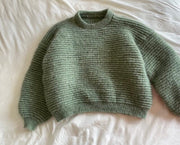 Sharpei Sweater by Créadia Studio, knitting kit in No 12 + silk mohair Knitting kits Creadia