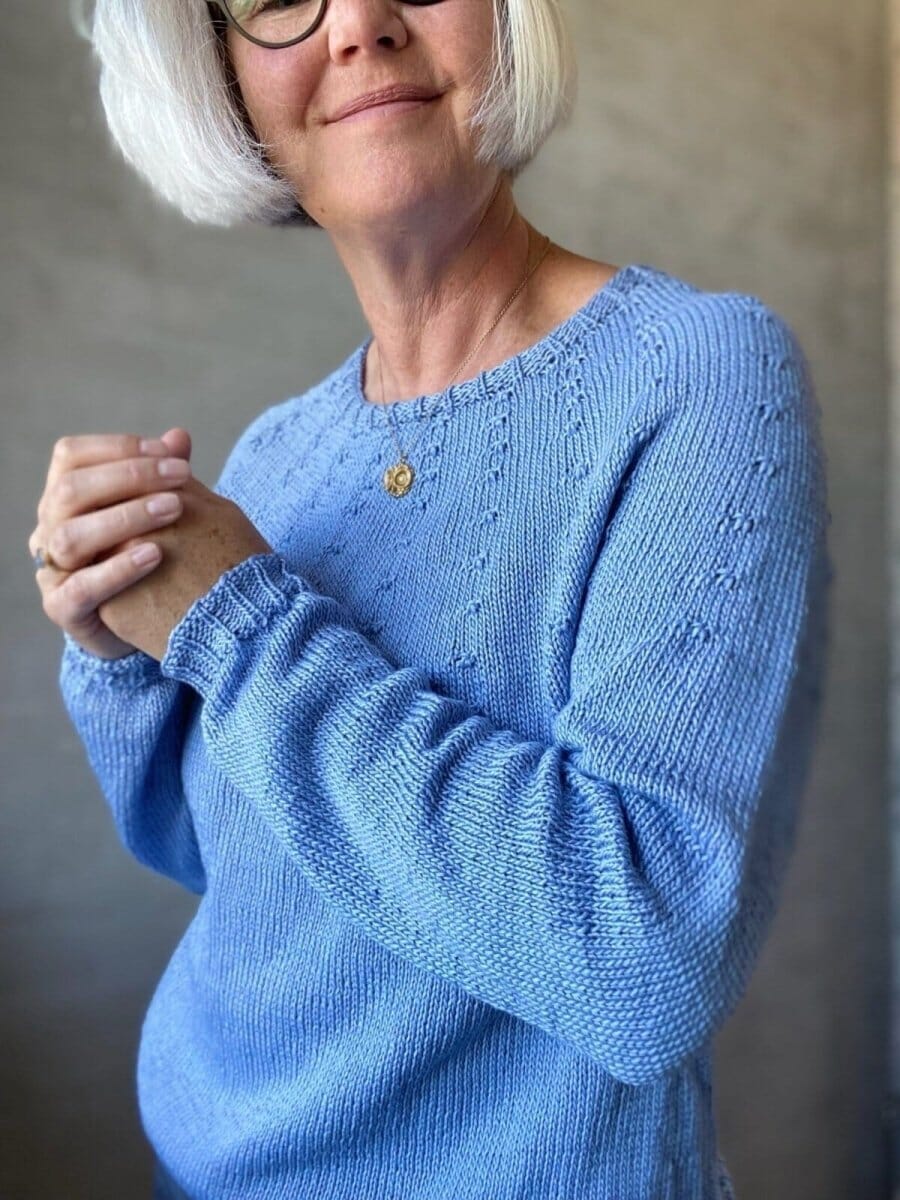 Silk sweater by Γnling, knitting pattern
