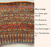 Sine Cardigan by Ruth Sørensen, No 20 knitting kit Knitting kits Ruth Sørensen