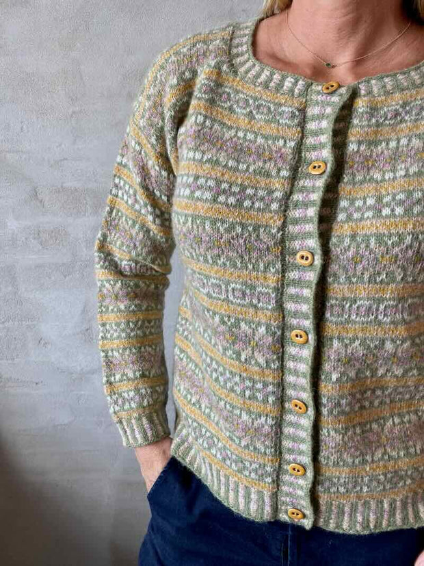 Sine Cardigan by Ruth Sørensen, No 20 knitting kit Knitting kits Ruth Sørensen