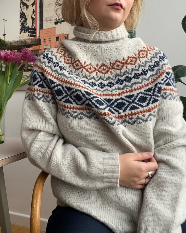 Sirid Faroese Sweater by Önling, knitting kit Knitting kits Önling - Katrine Hannibal 