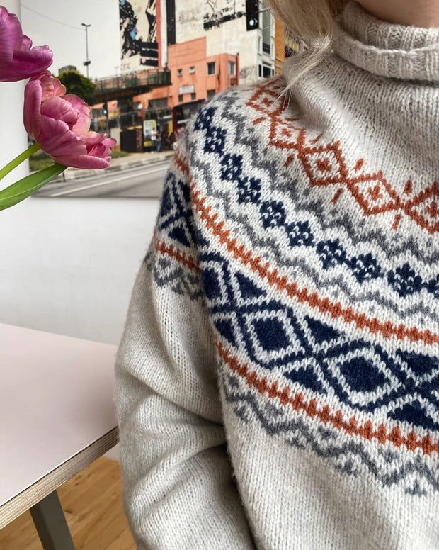 Sirid Faroese Sweater by Önling, knitting kit Knitting kits Önling - Katrine Hannibal 