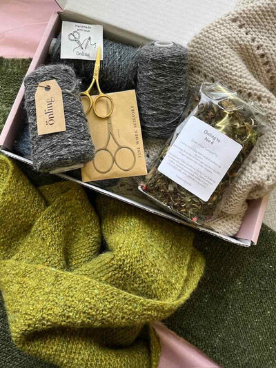 Skagen KAL Knitting Box - in No 16, tweed mohair Knitting boxes Önling - Katrine Hannibal 
