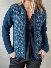 Sofi - combi jacket by Hanne Falkenberg, knitting pattern