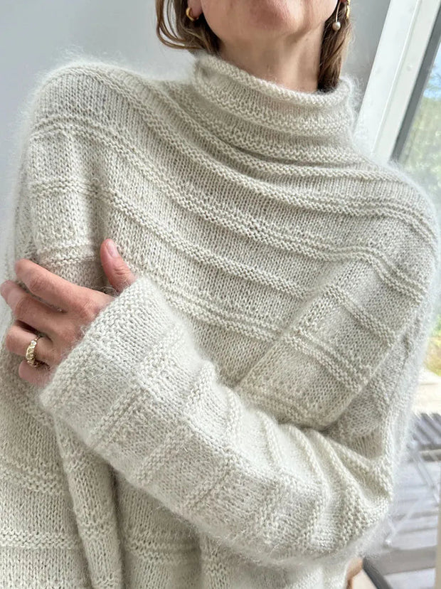 Soft Loop sweater fra Other Loops, No 18 + 2 tråde silk mohair strikkekit MANGLER OPSKRIFT Strikkekit Other Loops 