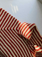 Stripe Overload Polo Tee by Spektakelstrik, knitting pattern Knitting patterns Spektakelstrik 