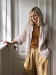 Sunday cardigan i mohair edition, designet af PetiteKnit.