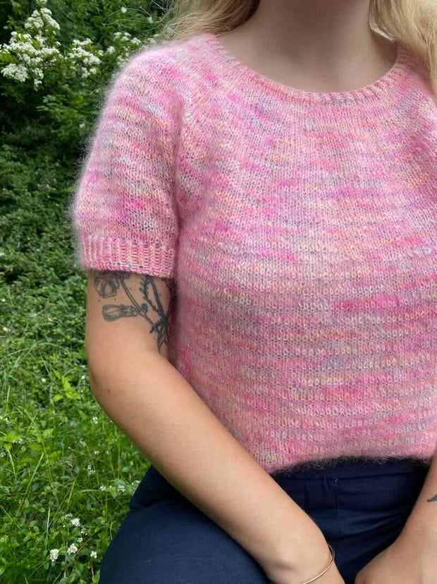 Telma Tee by Önling, No 12 + silk mohair knitting kit Knitting kits Önling - Katrine Hannibal