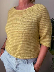 Telma Tee by Önling, No 12 + silk mohair knitting kit Knitting kits Önling - Katrine Hannibal