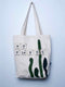 Tote in heavy, organic cotton canvas - No plastic