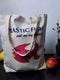 Tote in heavy, organic cotton canvas - Plastic fish, not on my watch