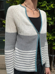 Trio cardigan by Hanne Falkenberg, No 21 knitting kit Knitting kits Hanne Falkenberg