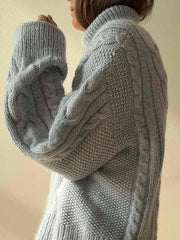 Tulip Loop Rollneck by Other Loops, No 3 + silk mohair yarn kit (ex pattern)