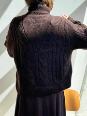 Tulip Loop Rollneck by Other Loops, No 3 + silk mohair yarn kit (ex pattern) Knitting kits Other Loops 