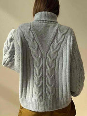 Tulip Loop Rollneck by Other Loops, No 3 + silk mohair yarn kit (ex pattern) Knitting kits Other Loops 