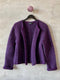 Tweedie jakke af Hanne Falkenberg, strikkekit | 56 Iris, 95 Plum, 96 Blueberry