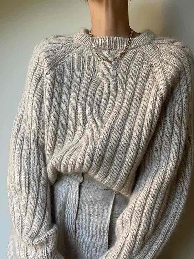 Twist Loop sweater by Other Loops, No 3 + silk mohair yarn kit (ex pattern)