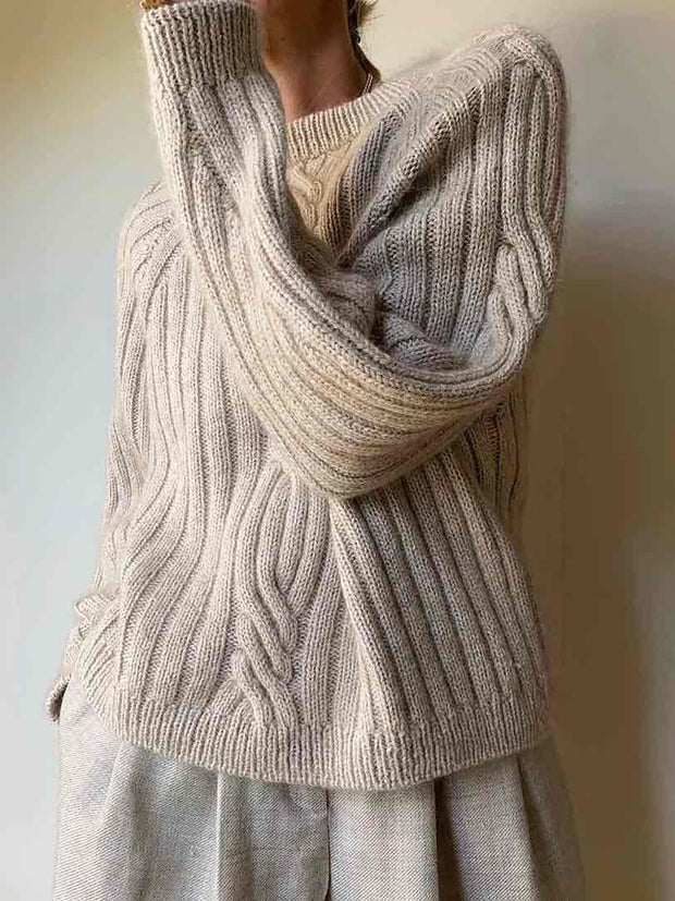 Twist Loop sweater by Other Loops, No 3 + silk mohair yarn kit (ex pattern)