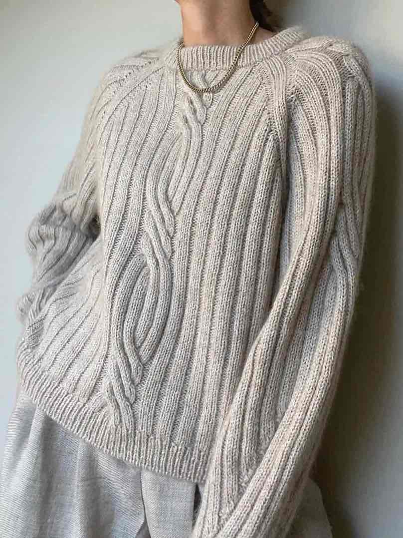 Twist Loop Sweater Elegant Design by Other Loops Premium Yarn