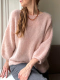 Vinum sweater by Refined Knitwear, silk mohair knitting kit Knitting kits Refined Knitwear