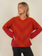 Vivi sweater by Hanne Falkenberg, No 20 knitting kit (3 colors)