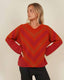 Vivi sweater by Hanne Falkenberg, No 20 knitting kit (3 colors)