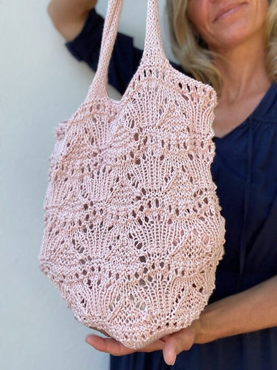 WaveBag By VesterbyCrea, knitting pattern Knitting patterns VesterbyCrea