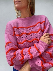 WaveSweater fra VesterbyCrea, No 1 strikkekit Strikkekit VesterbyCrea