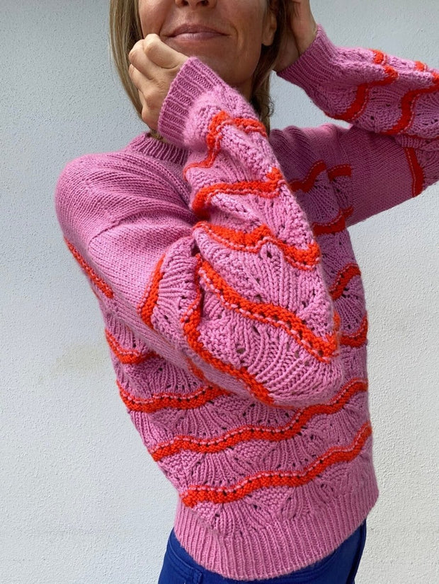 WaveSweater fra VesterbyCrea, No 1 strikkekit Strikkekit VesterbyCrea