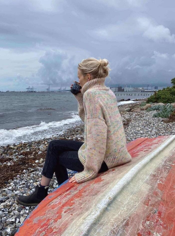 Wednesday Sweater by PetiteKnit, No 1 + Silk mohair kit (ex pattern)