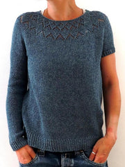 Yume sweater eller kortærmet af Isabell Kraemer, strikkeopskrift Strikkeopskrift Isabell Kraemer