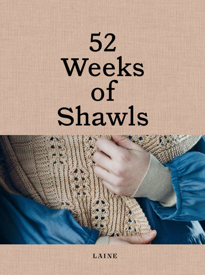 52 Weeks of Shawls fra Laine Publishing - til forudbestilling Strikkebøger Laine 