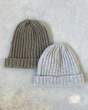 Advent 2018 hat, 2 hats knitted in Önling No 2 sustainable yarn made of merino wool