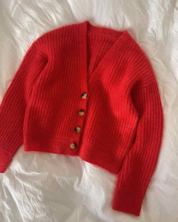Agnete Cardigan by Petiteknit, No 20 + Silk mohair kit Knitting kits PetiteKnit 