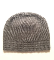 Ahhhh mink hat, soft and warm light grey knitted hat, made in Önling No 3 mink yarn