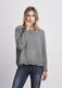Ahhhh mink, lovely and soft grey sweater with lace edge at the bottom, made in Önling no 3 mink yarn