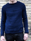 Anker's Sweater My boyfriend's size, male sweater by Petiteknit, No 1 knitting kit