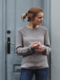 Anker's sweater - My size, designed by PetiteKnit, light grey knitted sweater