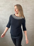 Bellis blouse by Hanne Falkenberg, No 21 knitting kit Knitting kits Hanne Falkenberg 