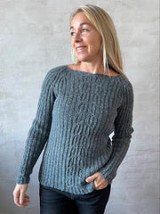Klokkeblomst sweater, af Hanne Søvsø. Strikkekit i Önling No 16