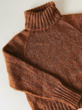 Caramel sweater by PetiteKnit, No 12 + silk mohair knitting kit