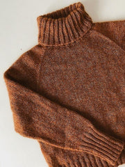 Caramel sweater by PetiteKnit, No 12 + silk mohair yarn kit (ex pattern)