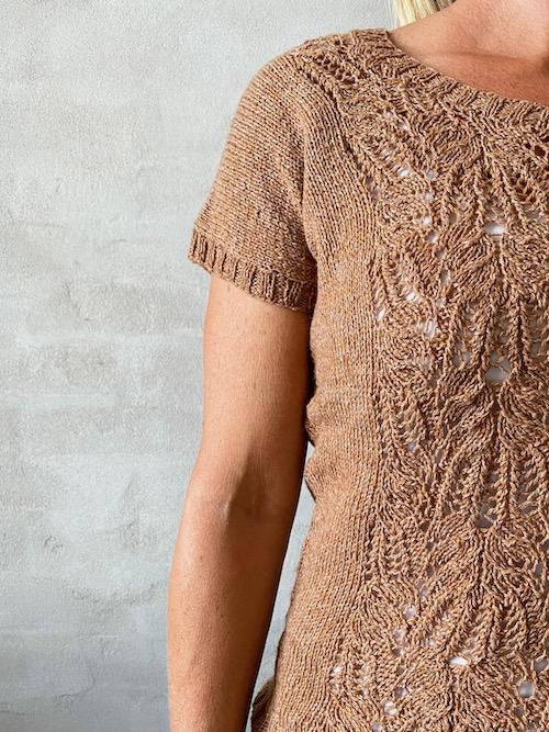 Celina summer top with frost-work by Önling, Everyday knitting kit