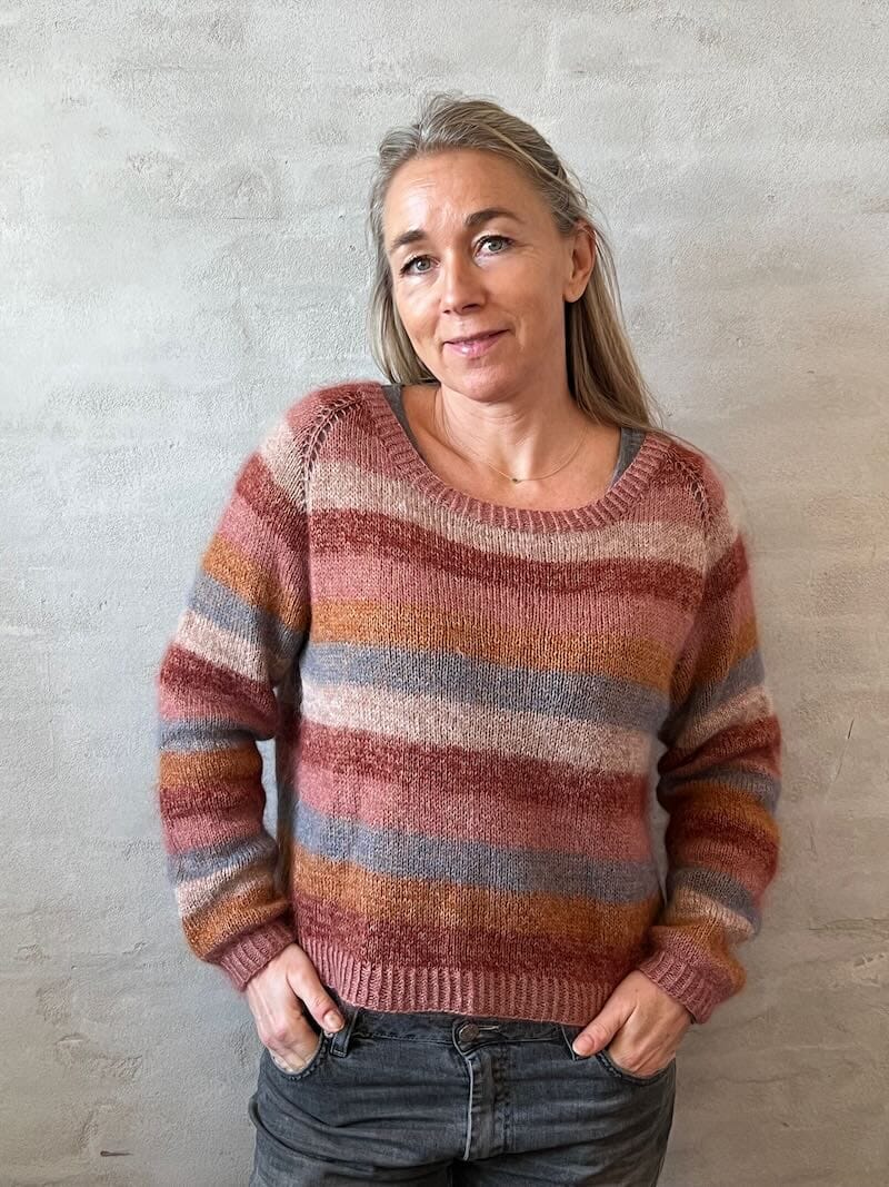 Chloé Sweater, No 12 + silk mohair knitting kit