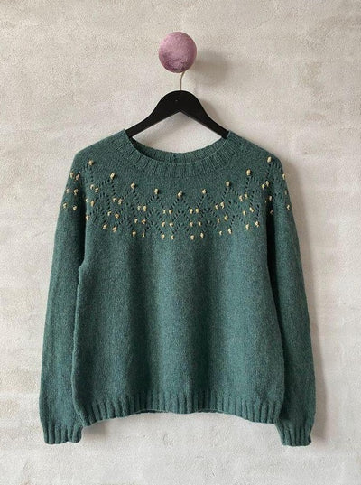 Christmas sweater 2020, No 2 + shiny knitting kit Knitting kits Önling - Katrine Hannibal 