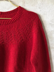 Tinka Christmas sweater w. glitter by Önling, No 2 + glitter knitting kit