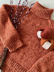 Chunky Easy Peasy sweater knitting pattern Knitting patterns Önling - Katrine Hannibal 