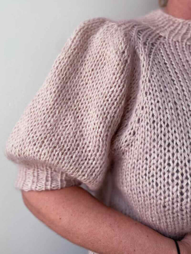 Chunky T-shirt on large needles by Önling, No 12 + silk mohair knitting kit Knitting kits Önling - Katrine Hannibal