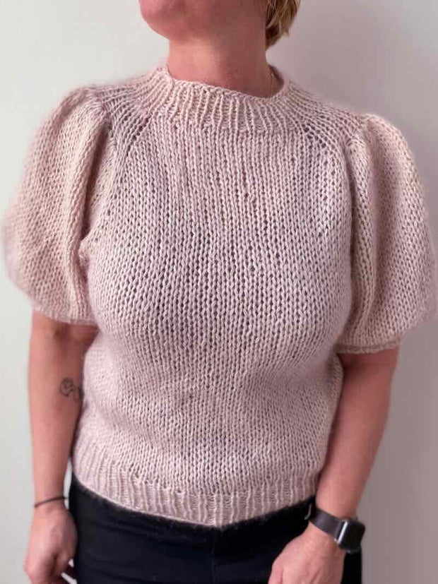 Chunky T-shirt on large needles by Önling, No 12 + silk mohair knitting kit Knitting kits Önling - Katrine Hannibal 